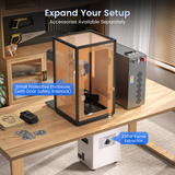 Monport GT 200W Split MOPA Fiber Laser Engraver & Color Marking Machine With AutoFocus