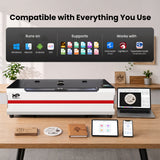 Monport Reno65 Pro Vision 65W Desktop CO2 Laser Engraver & Cutter (24" X 16") with 8MP HD Camera and Magnetic Assisted Autofocus
