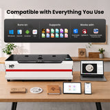 Monport Reno45 Pro Vision Upgraded 45W CO2 Laser Engraver & Cutter with Built-in Water Cooling & 8MP HD Camera