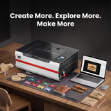 Monport Reno45 Pro Vision Upgraded 45W CO2 Laser Engraver & Cutter with Built-in Water Cooling & 8MP HD Camera