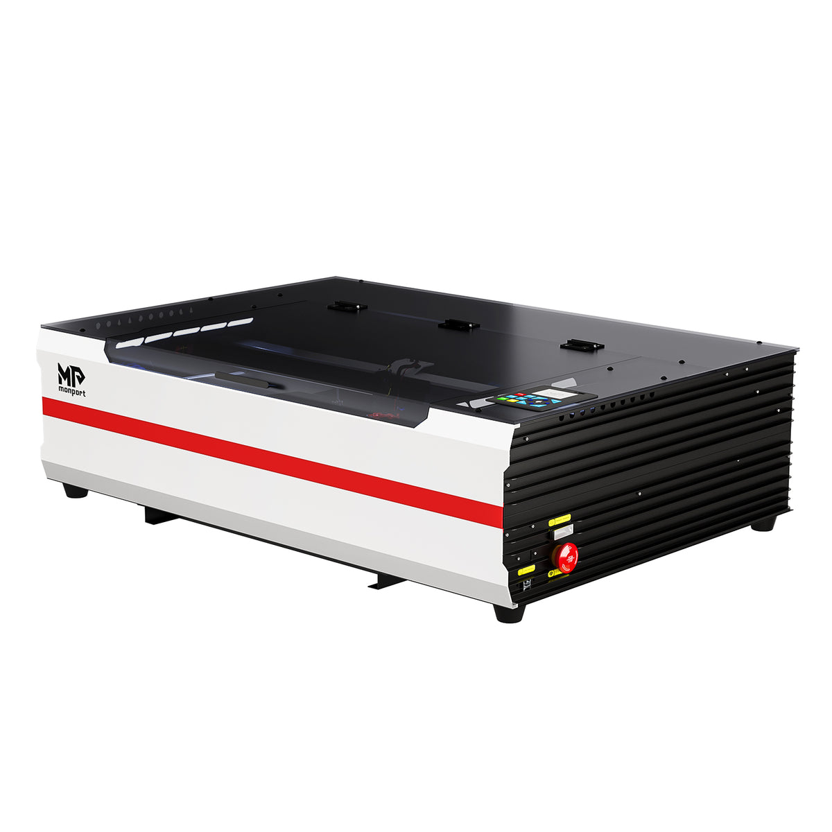 Monport Reno65 Pro Upgraded 65W Desktop CO2 Laser Engraver & Cutter (24" × 16") | Built-In Water Cooling, Magnetic Assisted Autofocus