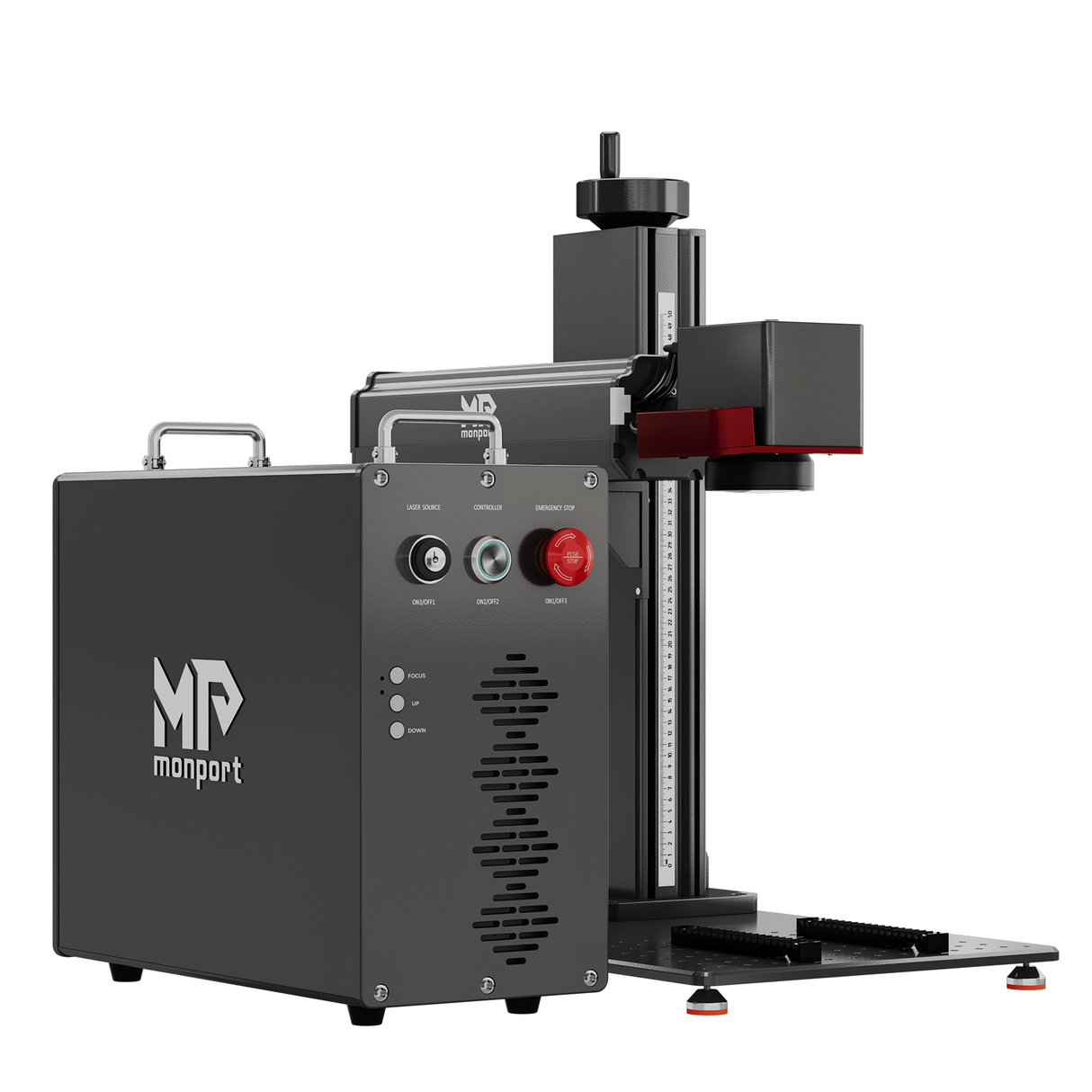 Monport GPro Vision 60W Split MOPA Fiber Laser Engraver & Marking Machine With 16MP Smart Vision & Auto Focus