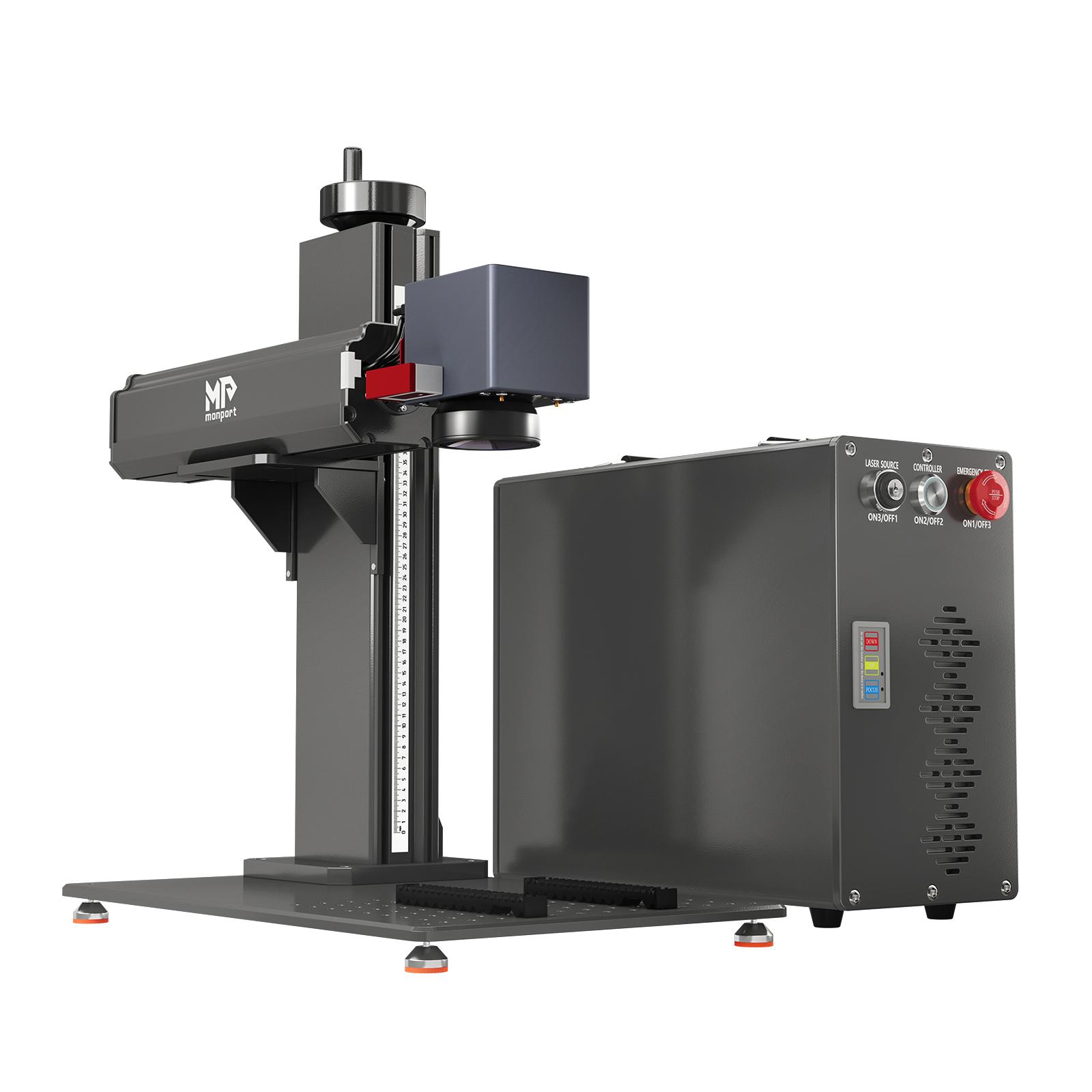 Monport GT 30W Split MOPA Fiber Laser Engraver & Color Marking Machine With AutoFocus