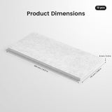 Monport Initial Effect Filter Cotton for Smoke Purifier, 10 Pcs