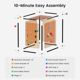 Monport Laser Engraver Enclosure for Integrated Fiber Laser Machines Only (with Door Protection Switch)