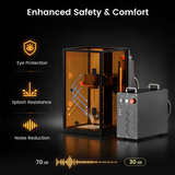 Monport Laser Engraver Enclosure for GQ, GPro And GT Fiber Laser (with Door Protection Switch)
