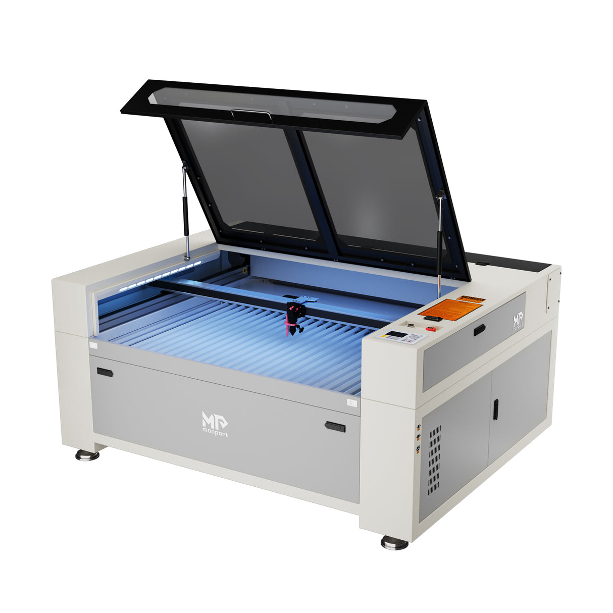 Monport Effi 13S Upgraded 130W CO2 Laser Engraver and Cutter with Autofocus and Built-in Water Cooling