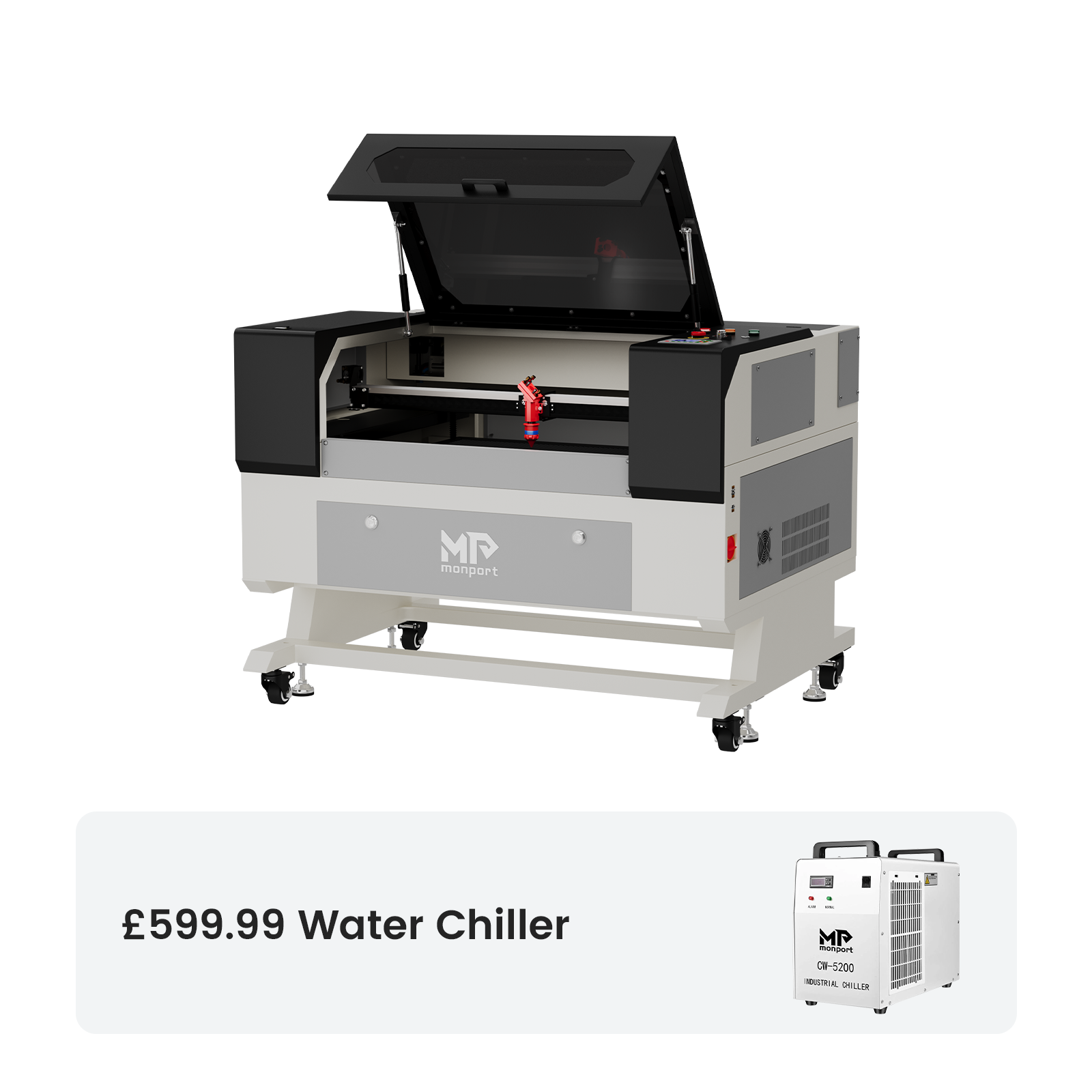 Monport 60W CO2 Laser Engraver & Cutter (28