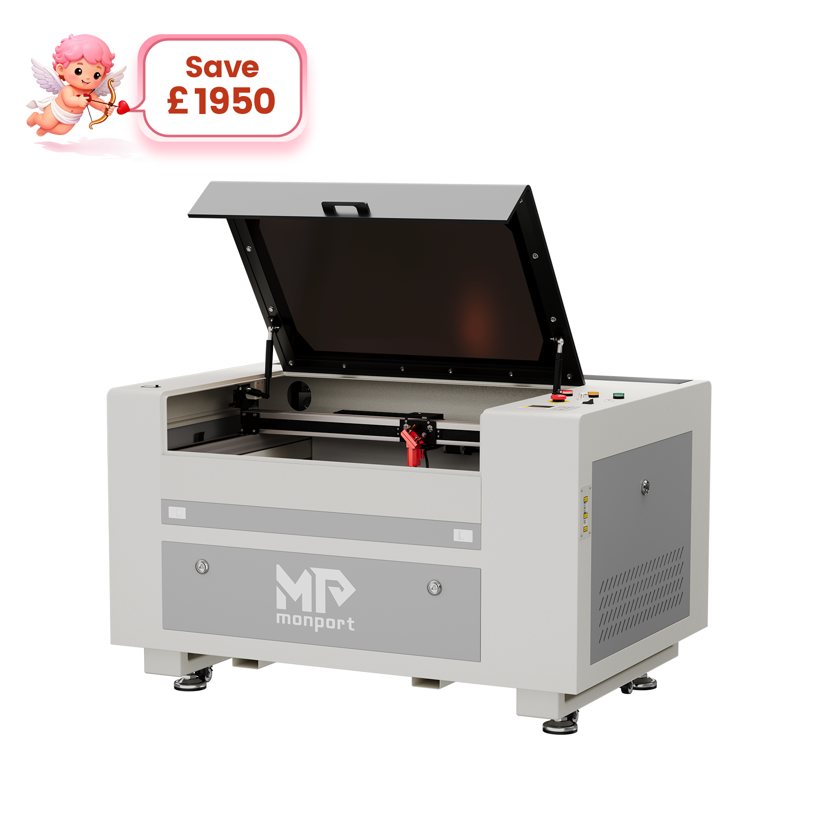 Monport 60W CO2 Laser Engraver & Cutter (24