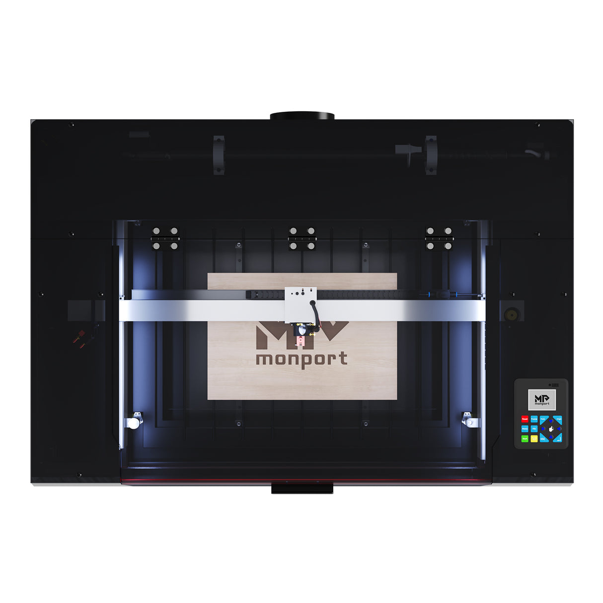 Monport Reno65 Pro 65W Desktop CO2 Laser Engraver & Cutter (24”X16”) with brand new DSP Controller and Assisted Autofocus