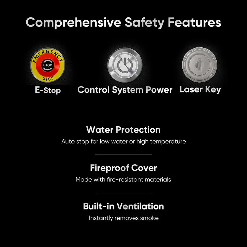 Monport 100W CO2 Laser Engraver & Cutter (28