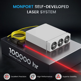 Monport GPro 100W Split MOPA Fiber Laser Engraver & Marking Machine With Manual Focus