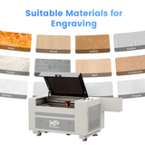 Monport 80W CO2 Laser Engraver & Cutter (28" x 20") with Autofocus