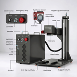 Monport GPro Vision 60W Split MOPA Fiber Laser Engraver & Marking Machine With 16MP Smart Vision & Auto Focus