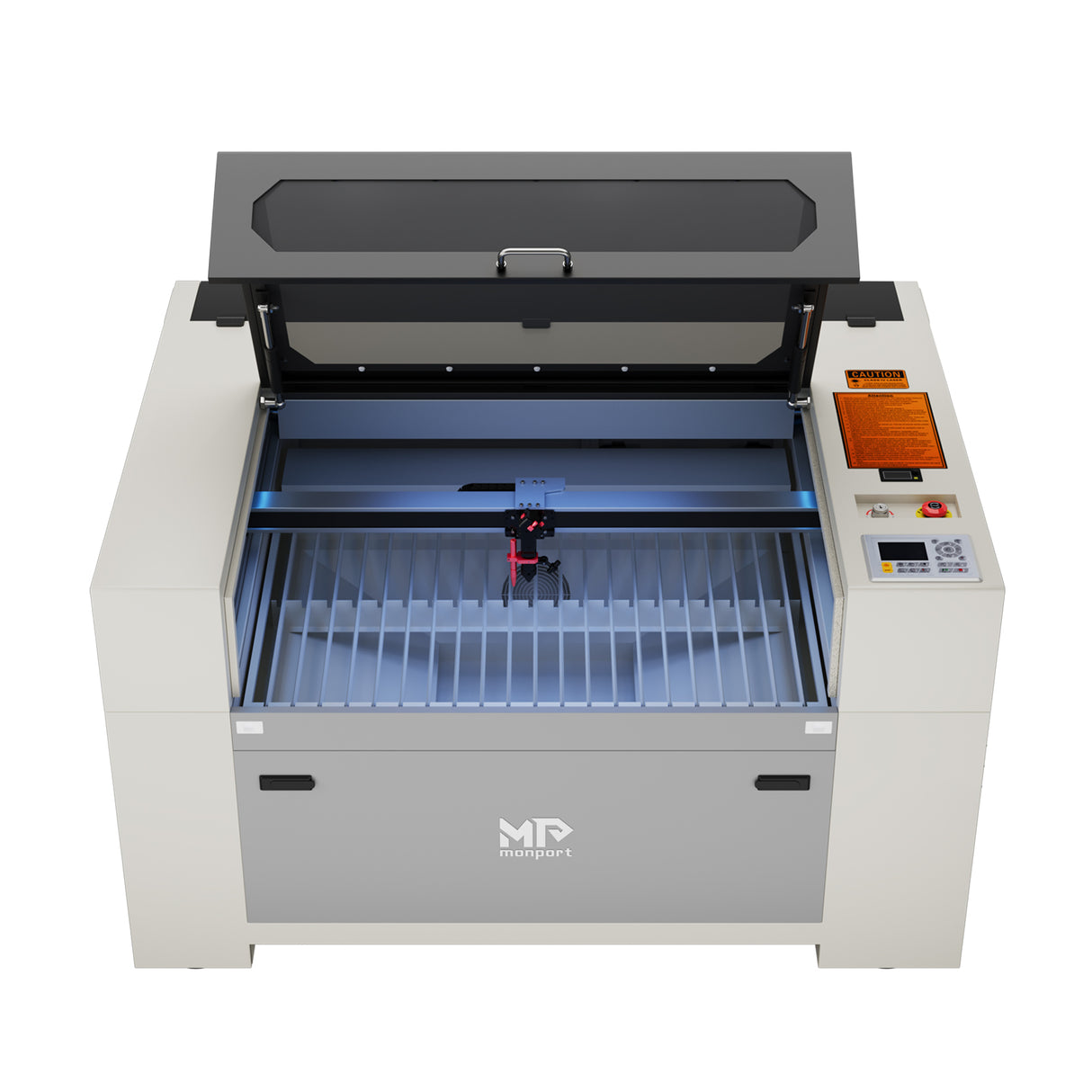 Monport Effi 10S Upgraded 100W CO2 Laser Engraver and Cutter with Autofocus and Built-in Water Cooling