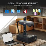 Monport GM 30W Pro Integrated MOPA Fiber Laser Engraver & Marking Machine with AutoFocus - Machine