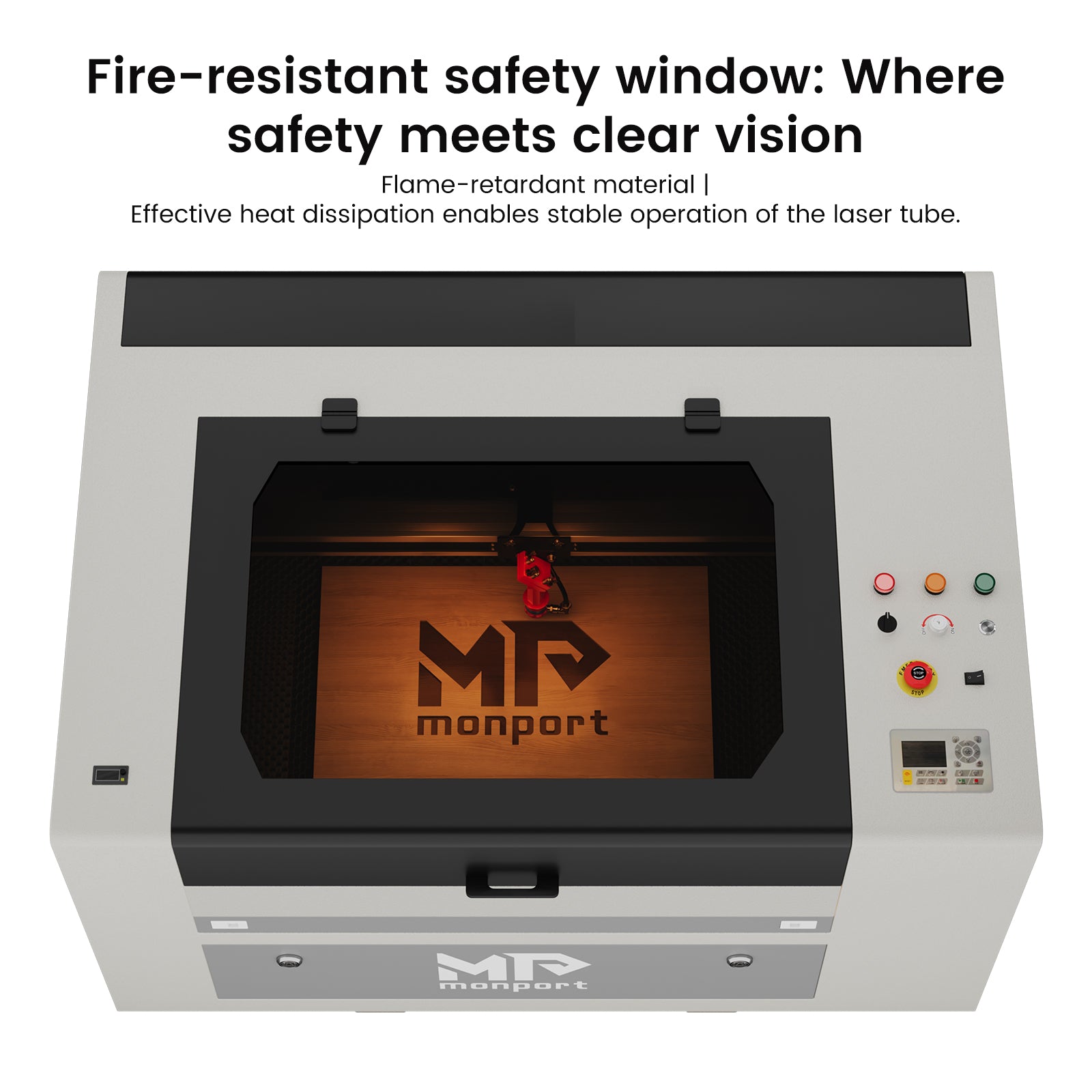 Monport 60W CO2 Laser Engraver & Cutter (24