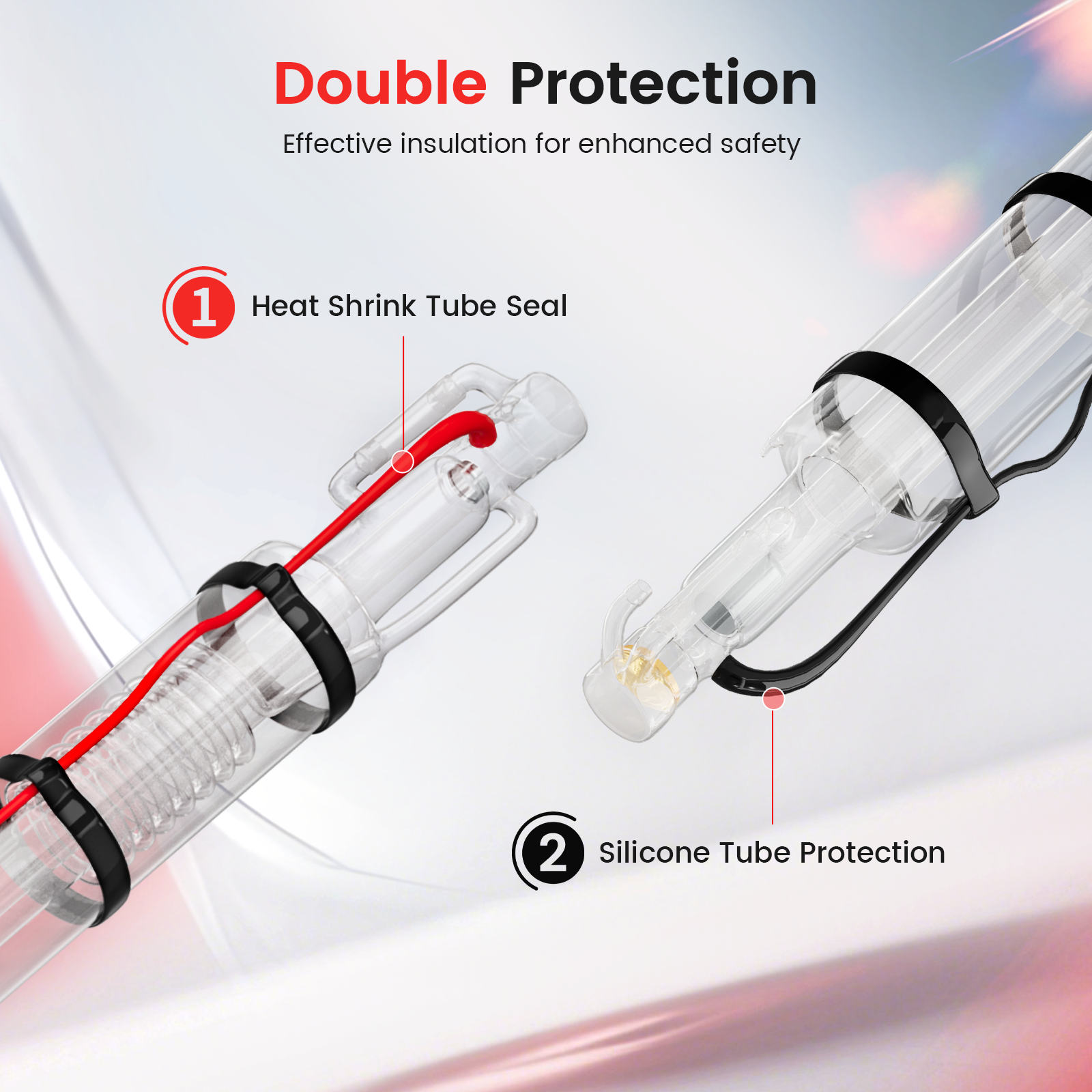 Monport 100W CO2 Laser Tube for Laser Engraver