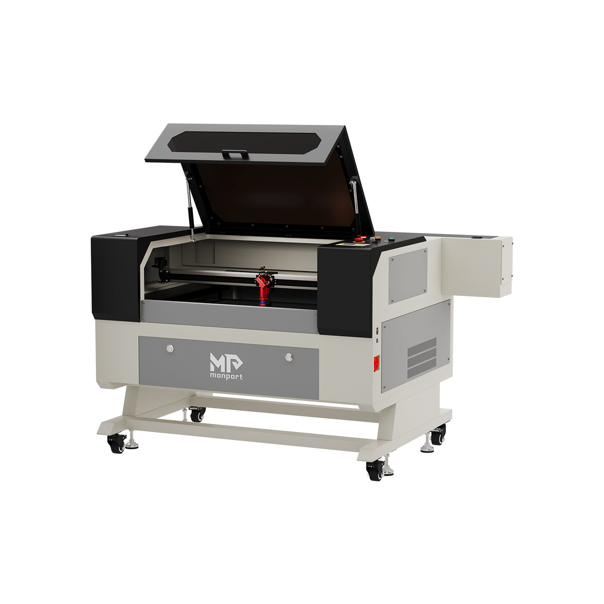 Monport 80W CO2 Laser Engraver & Cutter (28" x 20") with Autofocus and Bracket