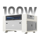 Monport Effi 10S Upgraded 100W CO2 Laser Engraver and Cutter with Autofocus and Built-in Water Cooling