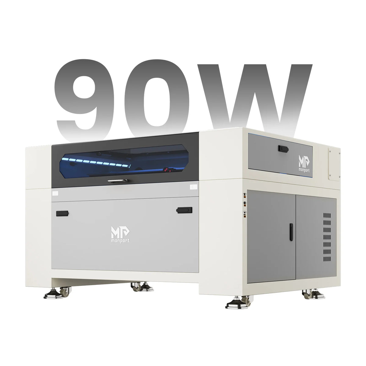Monport Effi7S Upgraded 90W CO2 Laser Engraver & Cutter 700x500mm (28" ×20") with Autofocus