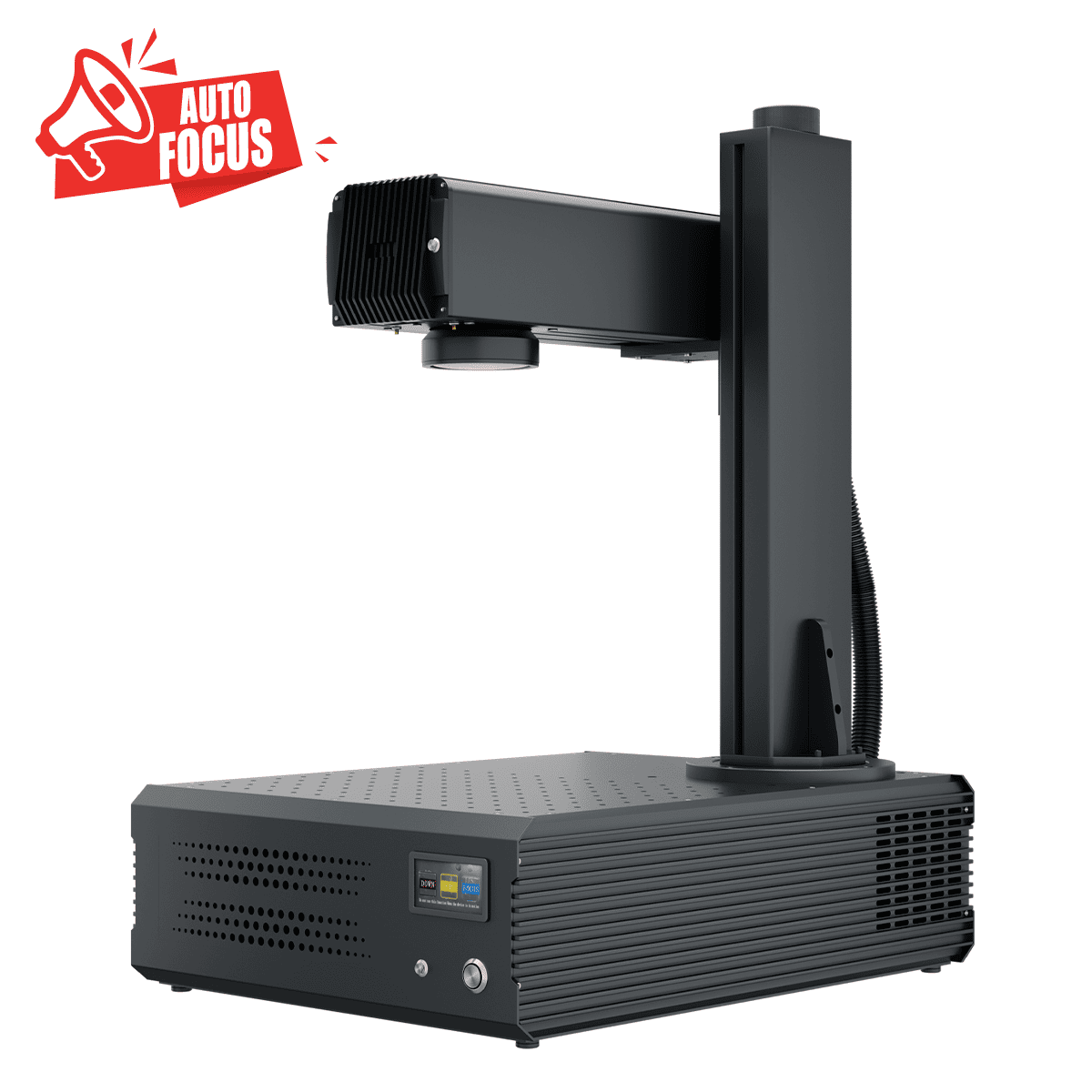 Monport GA 50W Integrated Fiber Laser Engraver & Marking Machines with Auto Focus