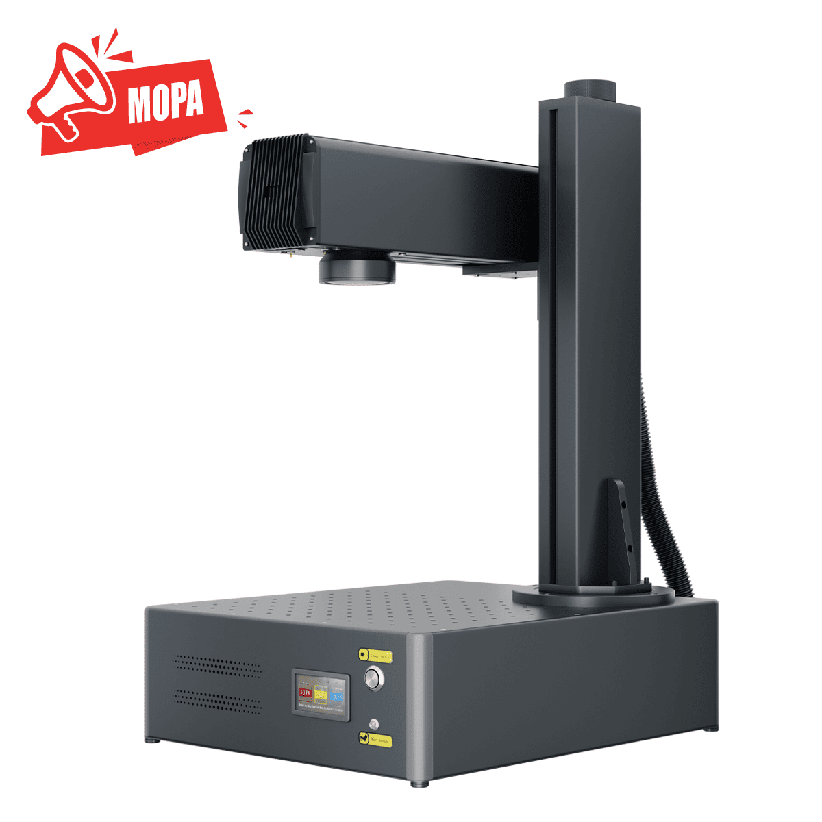Monport GA 60W Upgraded Integrated MOPA Fiber Laser Engraver & Marking Machine with Auto Focus
