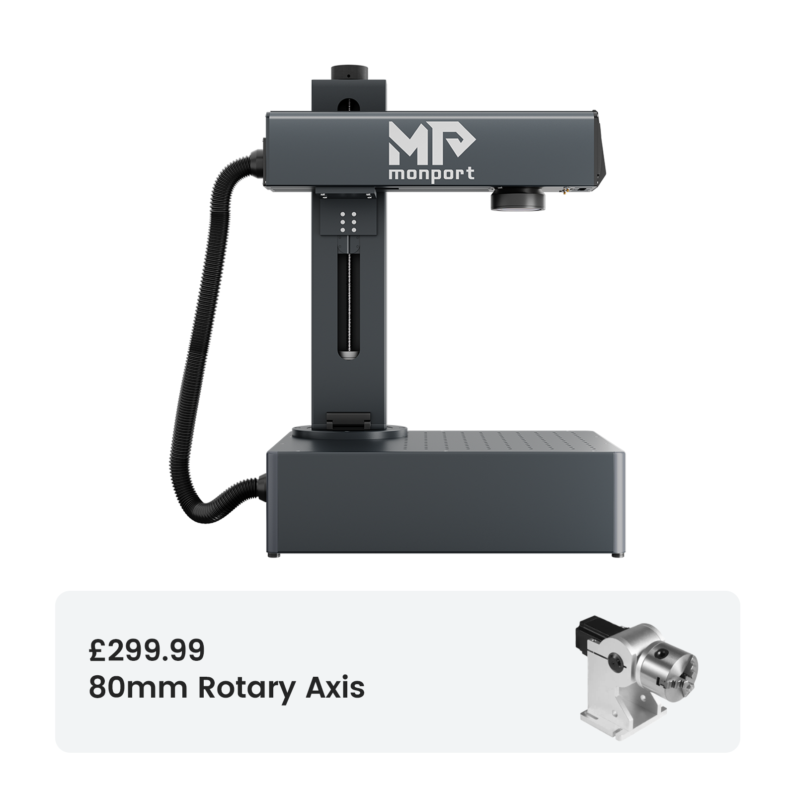 Monport GA 30W Upgraded Integrated MOPA Fiber Laser Engraver & Marking Machine with Auto Focus