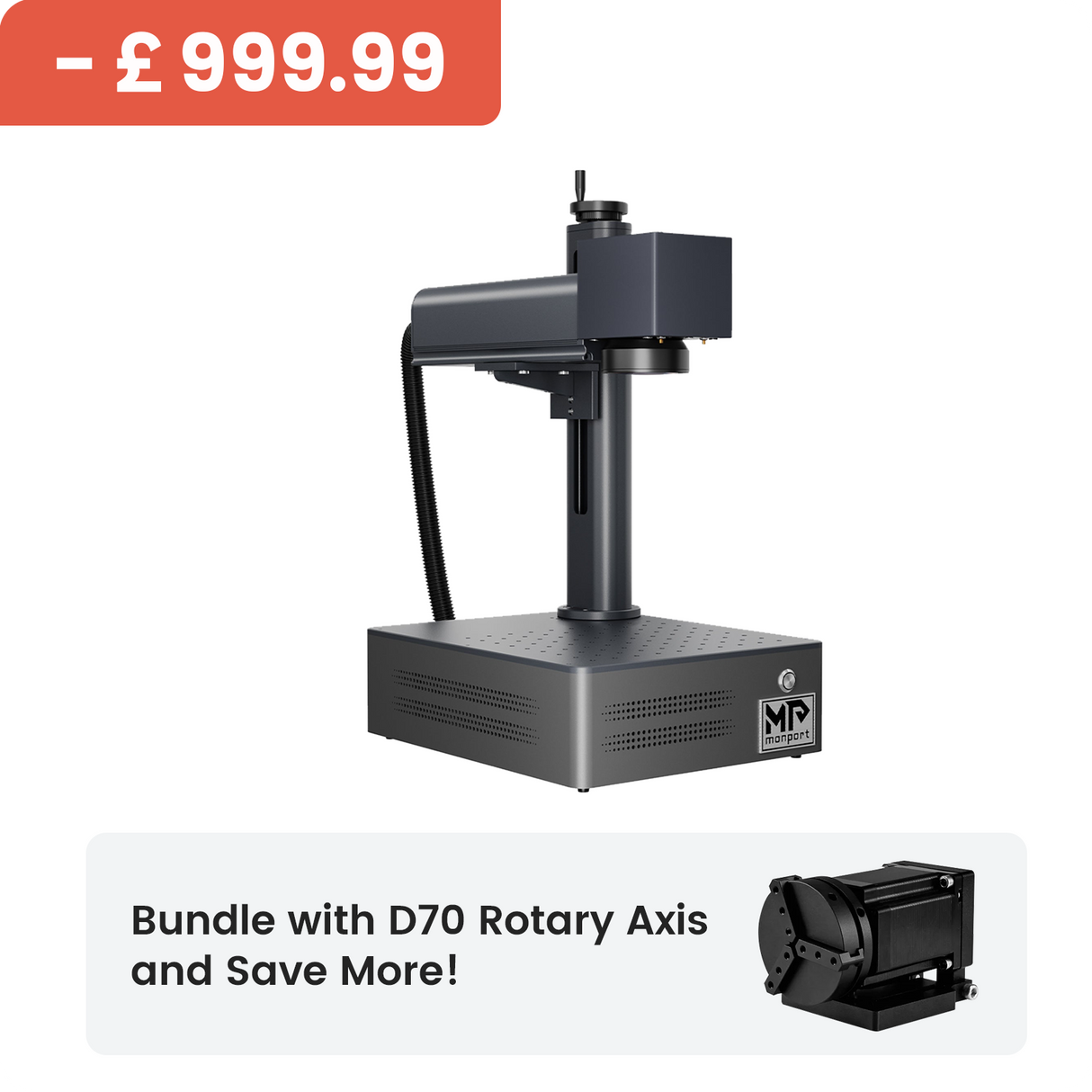 Monport GM 30W Integrated Fiber Laser Engraver & Marking Machine