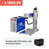 Monport 30W (5.9" x 5.9") Fiber Laser Engraver & Marking Machine with CE Approval