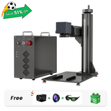 Monport GT 30W Split Fiber Laser Engraver & Marking Machine With AutoFocus (5.9” x 5.9”)