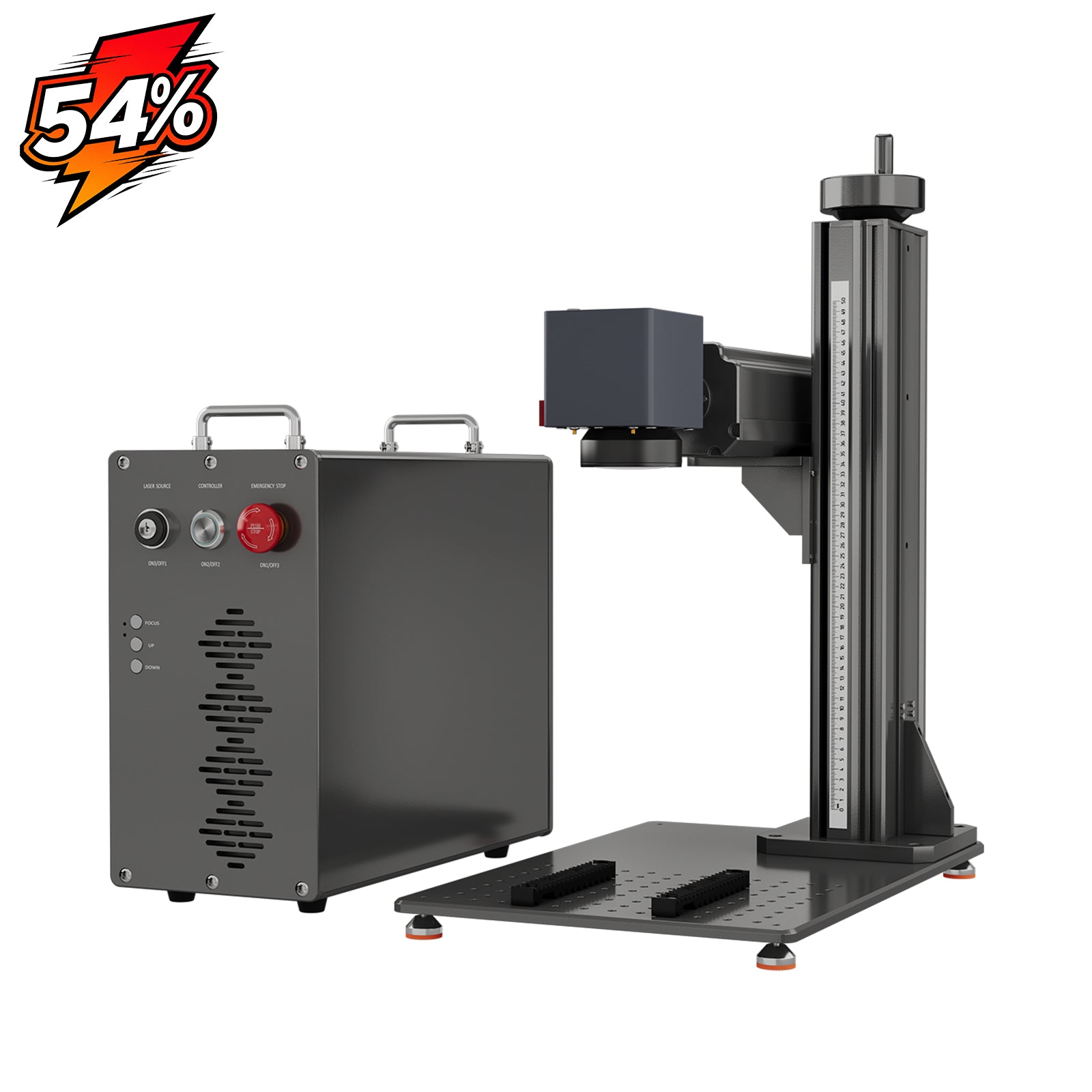 Monport GT 30W Split MOPA Fiber Laser Engraver & Color Marking Machine With AutoFocus