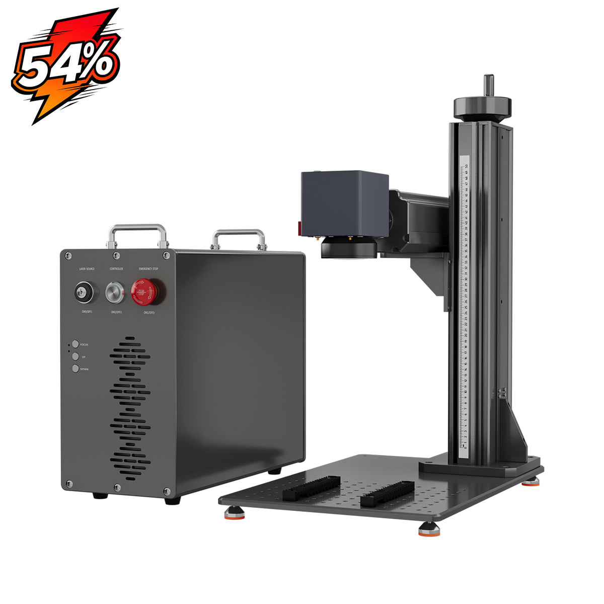 Monport GT 30W Split MOPA Fiber Laser Engraver & Color Marking Machine With AutoFocus
