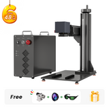 Monport GT 50W Split Fiber Laser Engraver & Marking Machine With AutoFocus (7.9" x 7.9")