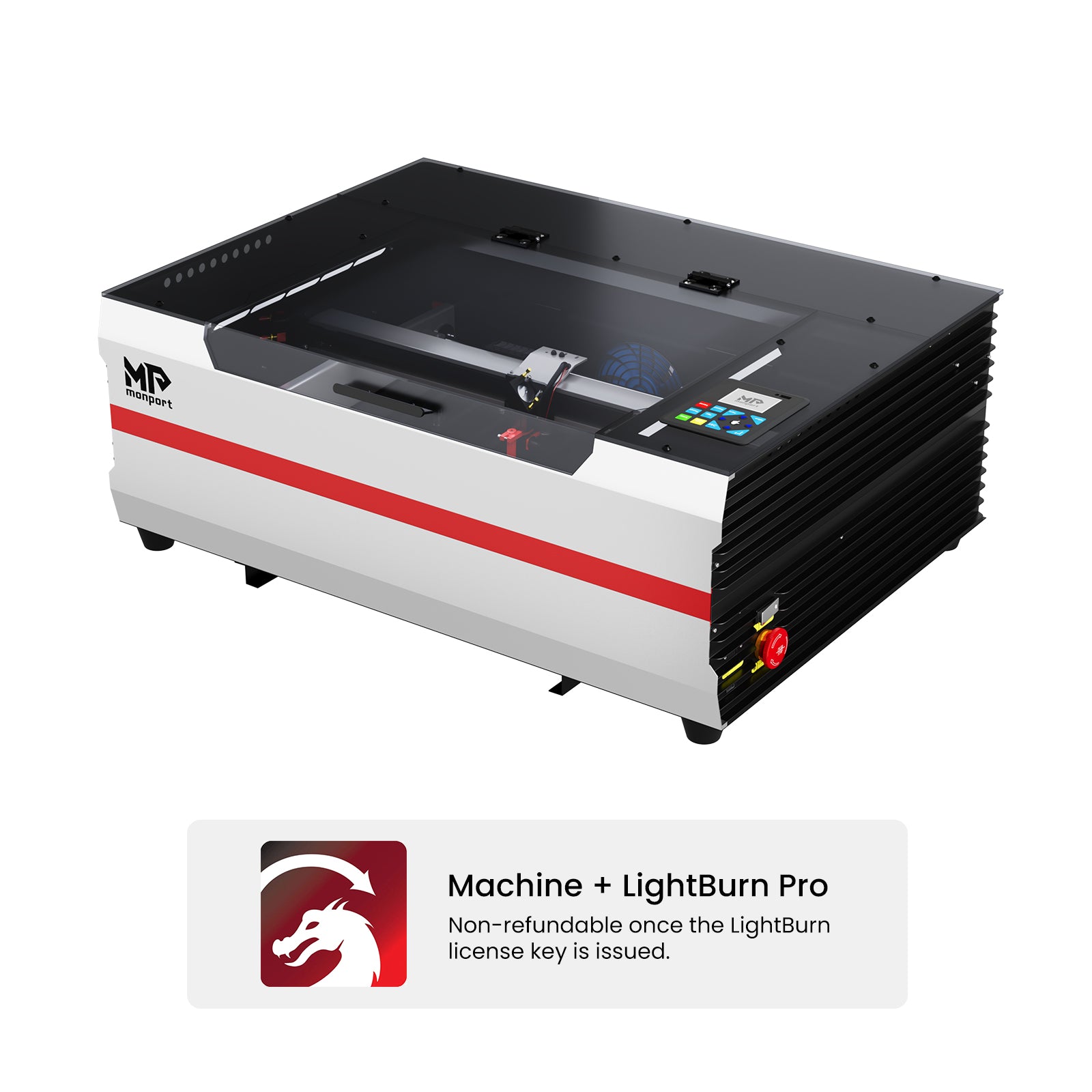 Monport Reno45 Pro 45W Desktop CO2 Laser Engraver and Cutter (16
