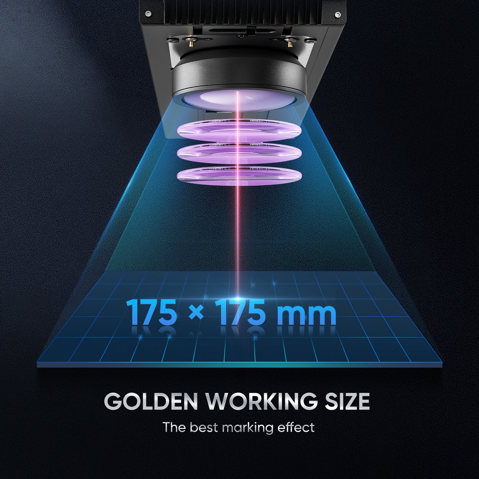 Monport GA 30W Upgraded Integrated MOPA Fiber Laser Engraver & Marking Machine with Auto Focus