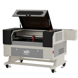 Monport 80W CO2 Laser Engraver & Cutter (28" x 20") with Autofocus and Bracket