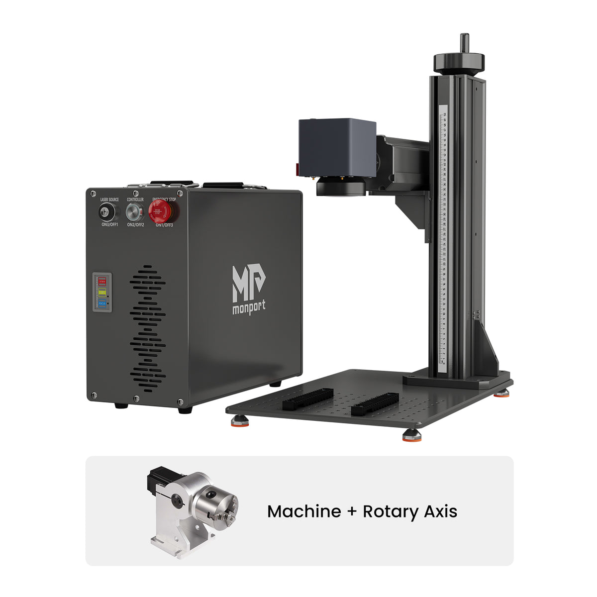 Monport GT 60W Split MOPA Fiber Laser Engraver & Color Marking Machine With AutoFocus