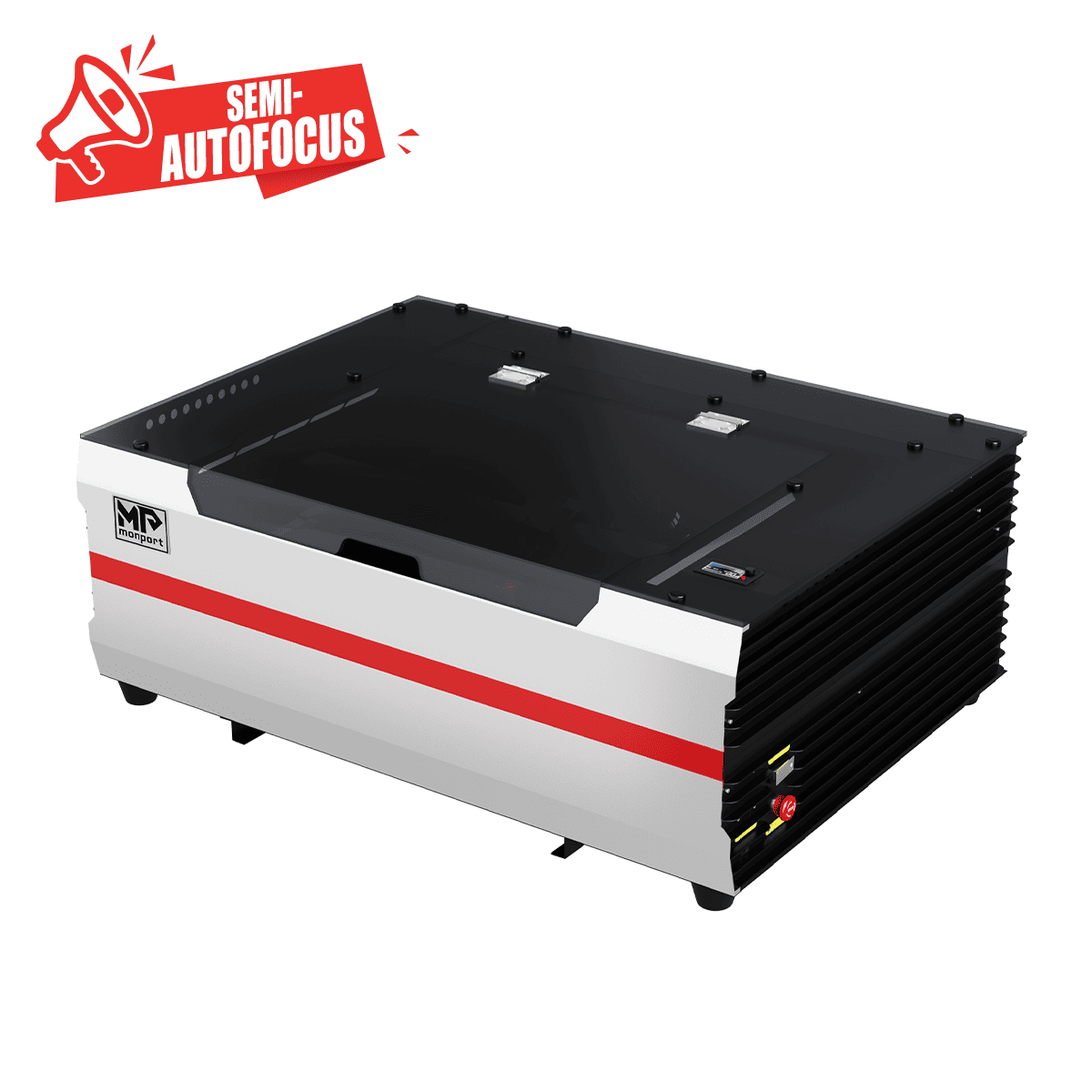 Monport Reno45 45W Desktop CO2 Laser Engraver & Cutter (16" X 12") with Brand New Semi-Autofocus