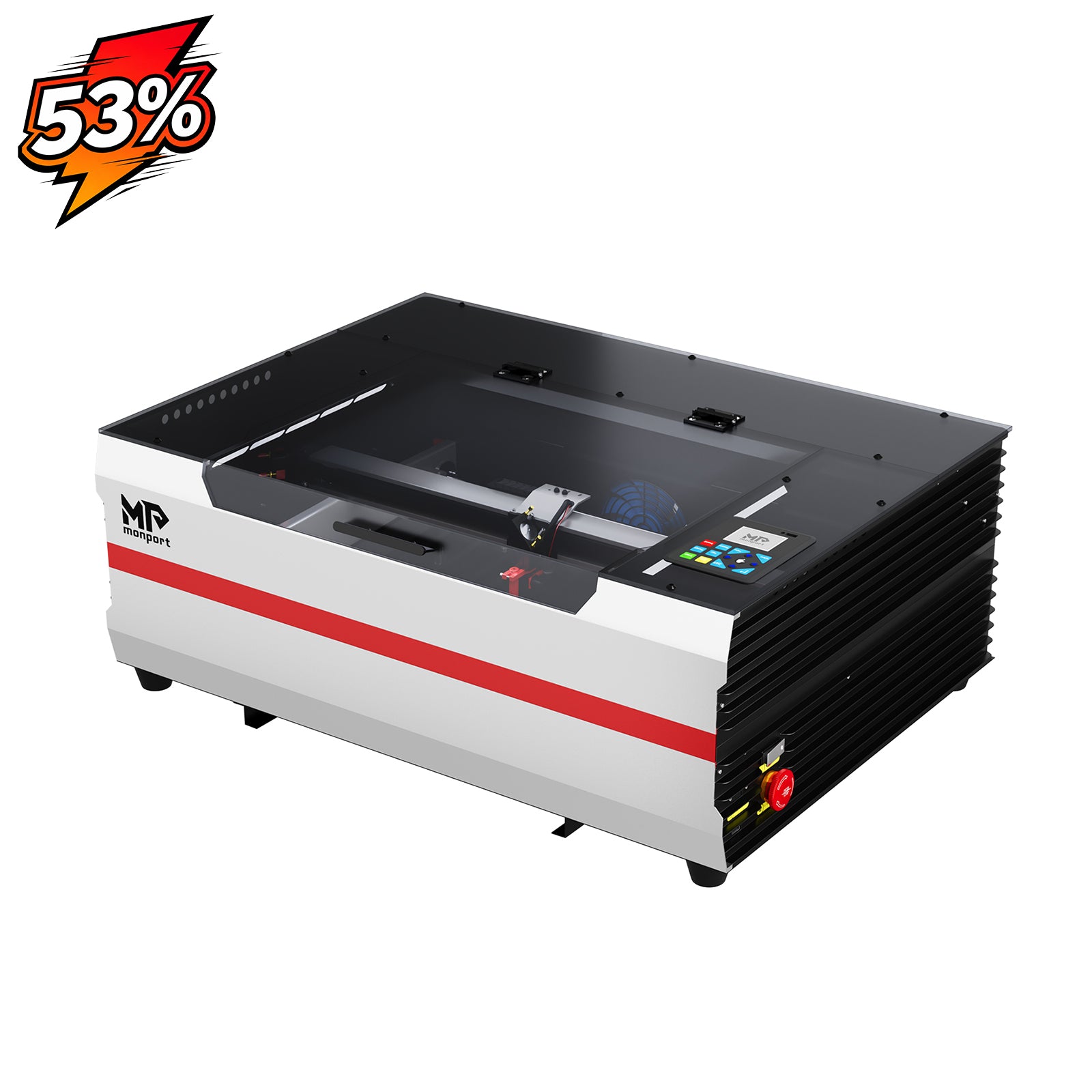 Monport Reno45 Pro 45W Desktop CO2 Laser Engraver and Cutter (16