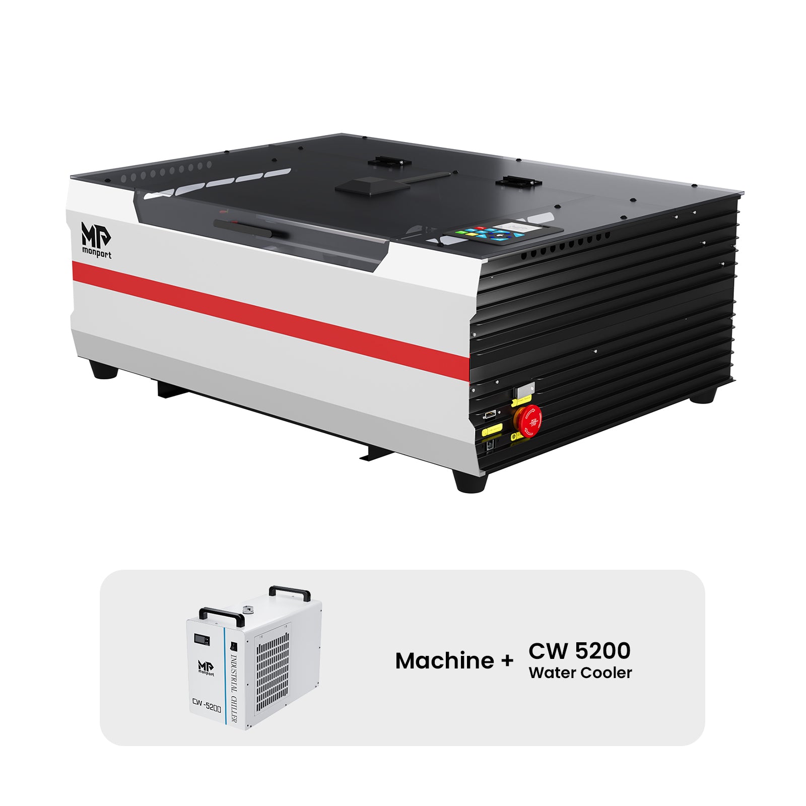Monport Reno45 Pro Vision 45W Desktop CO2 Laser Engraver & Cutter (16