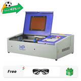Monport 40W Pro Lightburn-ready (12" X 8") CO2 Laser Engraver & Cutter with CE Approval