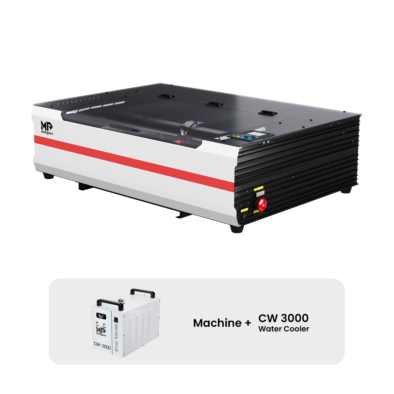 Monport Reno65 Pro 65W Desktop CO2 Laser Engraver & Cutter (24”X16”) with brand new DSP Controller and Assisted Autofocus