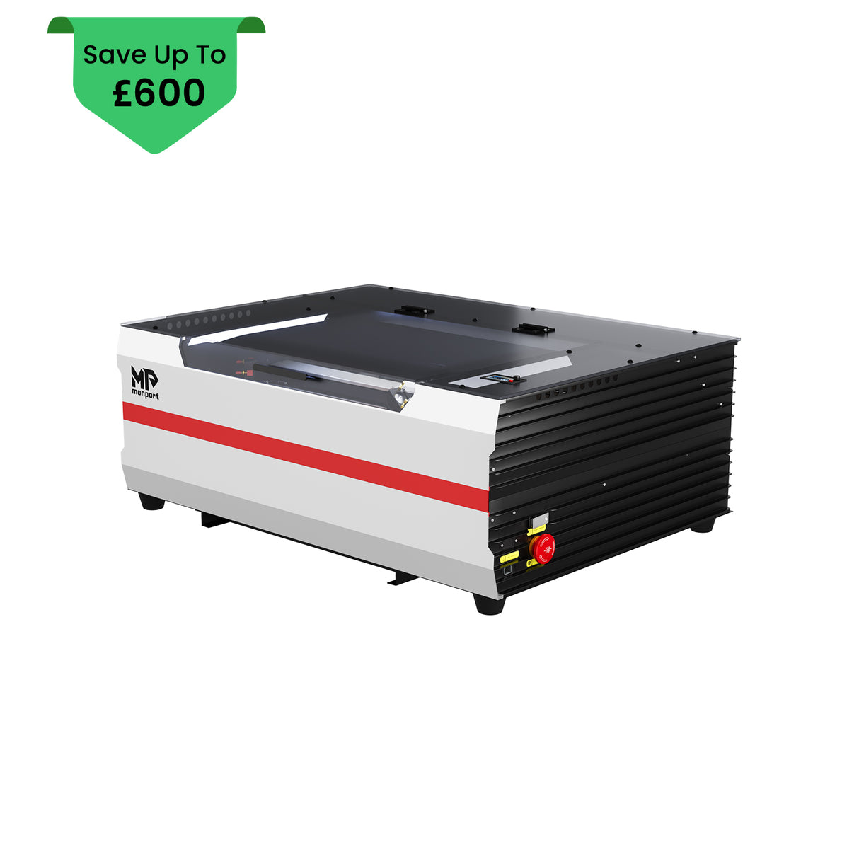 Monport Reno45 45W Desktop CO2 Laser Engraver & Cutter (16"X12") with Brand New Assisted-Autofocus