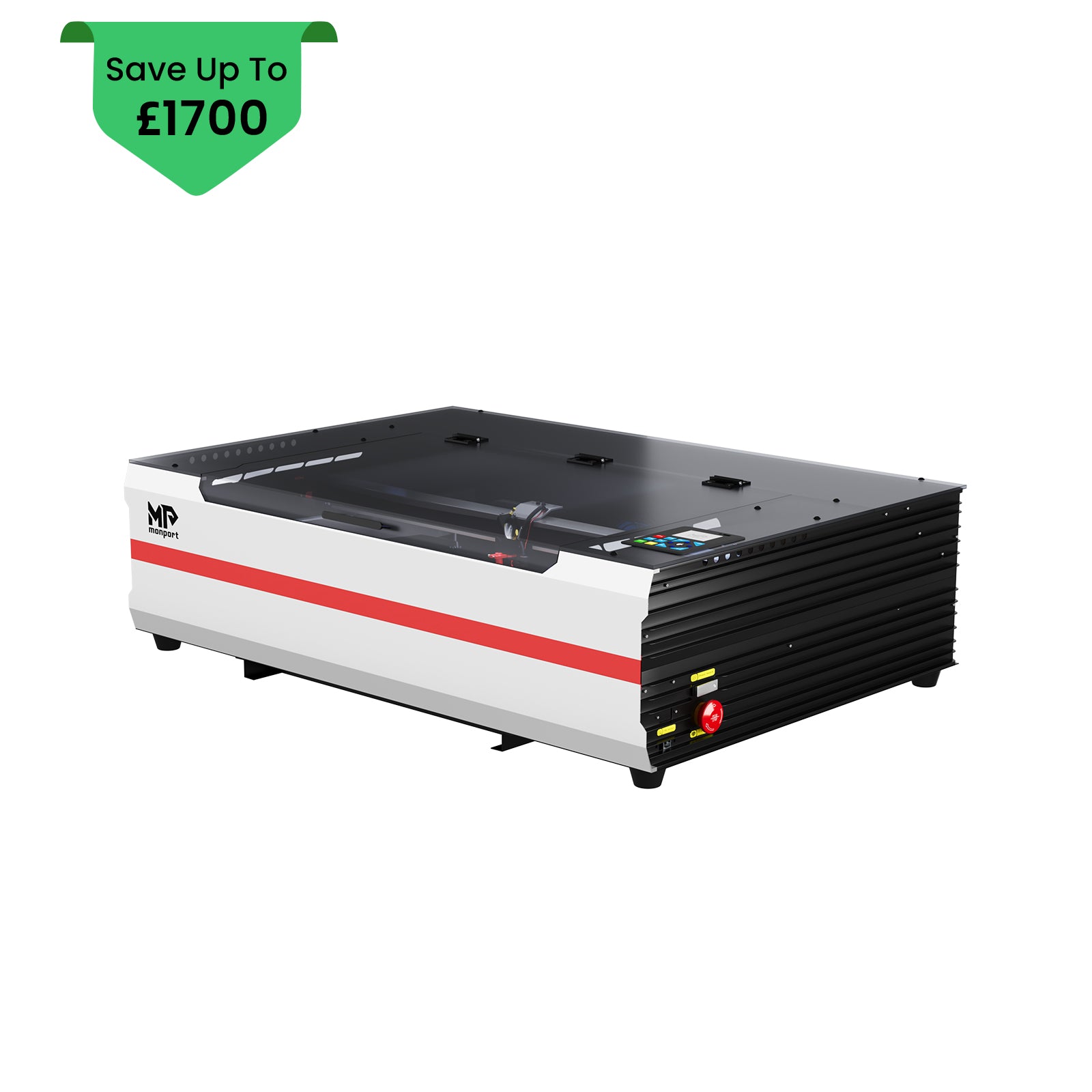 Monport Reno65 Pro 65W Desktop CO2 Laser Engraver & Cutter (24”X16”) with brand new DSP Controller and Assisted Autofocus