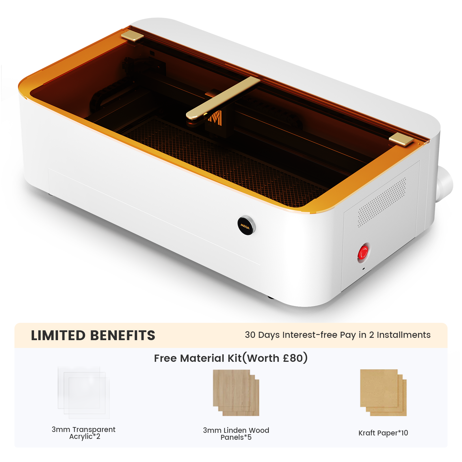 Monport Mega: The World's Premier 70W Intelligent Desktop Engraving Machine