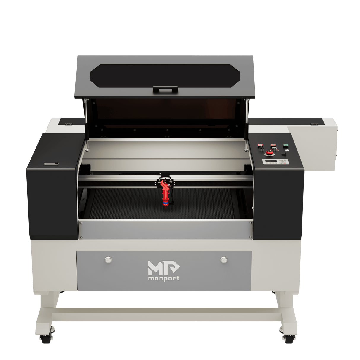 Monport 80W CO2 Laser Engraver & Cutter (28" x 20") with Autofocus and Bracket