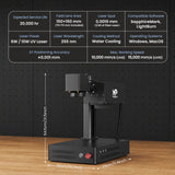 Monport UV Pro 6W UV Laser Engraver & Marking Machine | Supports Crystal 3D Subsurface Internal Engraving