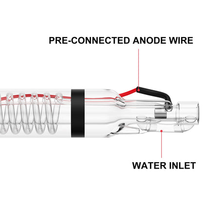 monport40wco2lasertubepreconnectedwireandwaterinlet